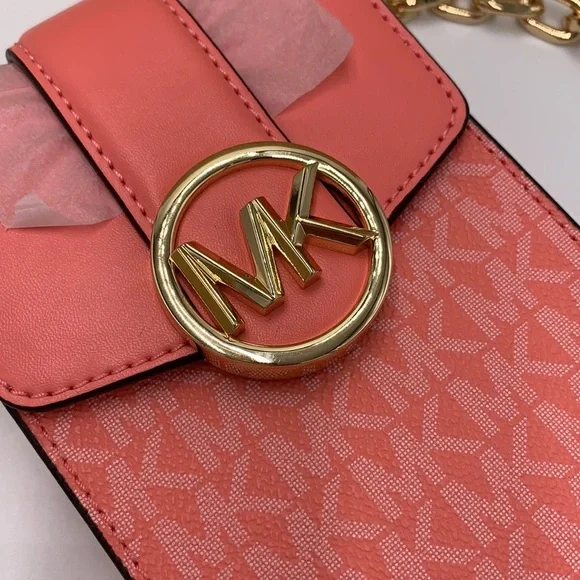 Michael Kors Carmen Small NS Logo
Smartphone Crossbody GRAPEFRUIT SIGNATURE - Picture 11 of 16